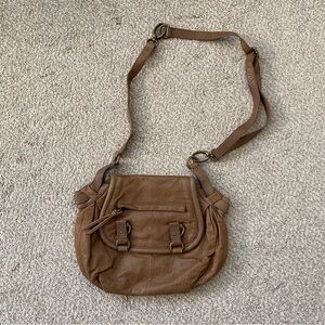 Anthropologie Brown Crossbody Bag